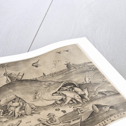 Big Fish Eat Little Fish, 1557 by Pieter van der Heyden/Pieter Bruegel the Elder