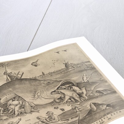 Big Fish Eat Little Fish, 1557 by Pieter van der Heyden/Pieter Bruegel the Elder