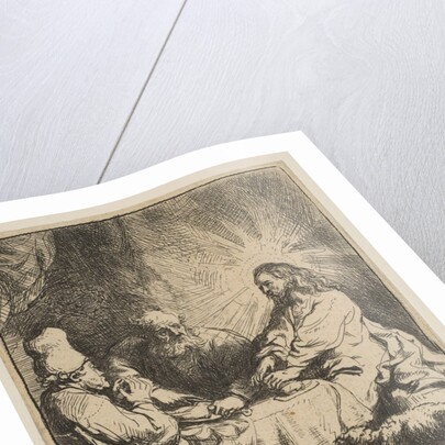 Christ at Emmaus: The Smaller Plate, 1634 by Rembrandt Harmensz van Rijn