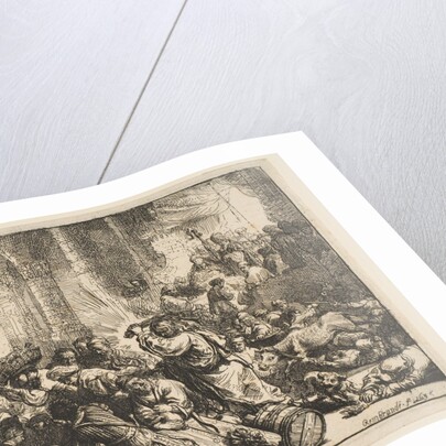 Christ Driving the Money-Changers from the Temple, 1635 by Rembrandt Harmensz van Rijn