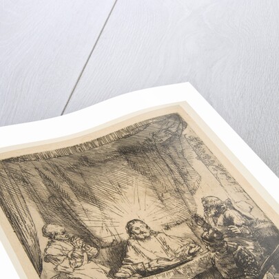 Christ at Emmaus: The Larger Plate, 1654 by Rembrandt Harmensz van Rijn