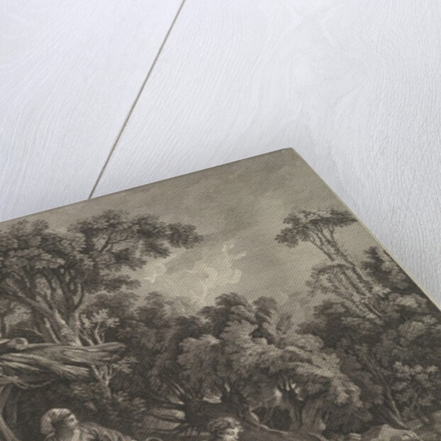 Les Villagois à la Pêche, 18th century by Rene Gaillard