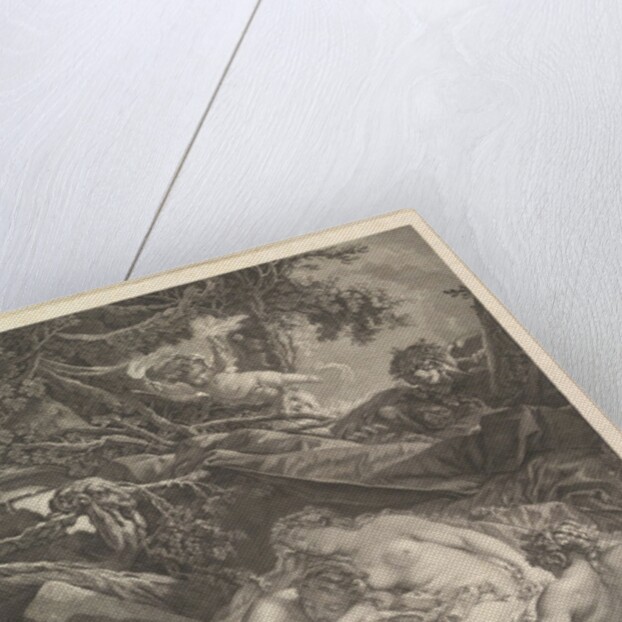 Les Bacchantes Endormies, 18th century by Rene Gaillard