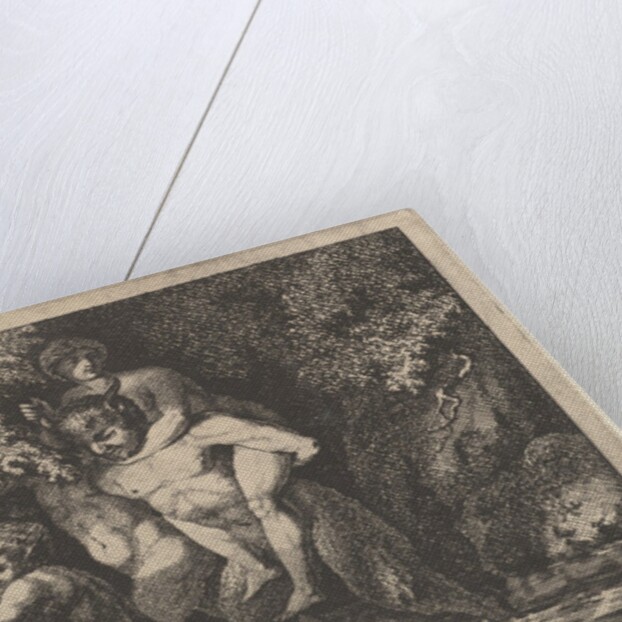 Satyr family, on the move, 18th Century by Salomon Gessner