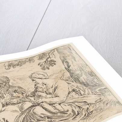 Holy Family with Saint Elizabeth and Saint John the Baptist, copy in reverse a…, ca.1639 or after by Unknown
