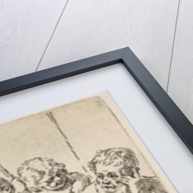 Holy Family with St. John the Baptist, ca. 1640-1642 by Simone Cantarini