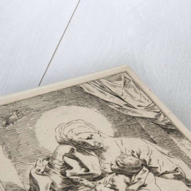 Madonna and Child with a bird, ca. 1635-1636 by Simone Cantarini