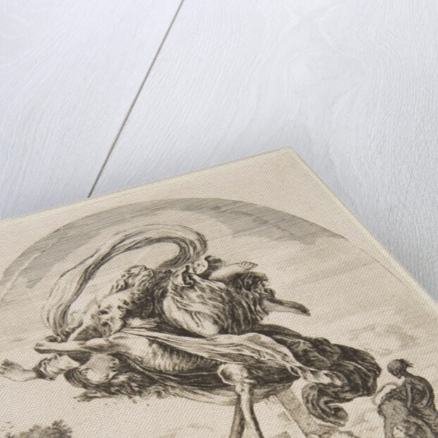 Death carrying off a woman, from 'The five deaths', ca. 1648 by Stefano della Bella