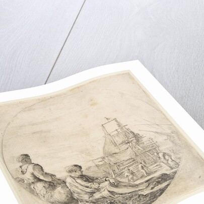 A Seated White Sailor; A Standing Black Sailor, ca. 1660 by Stefano della Bella