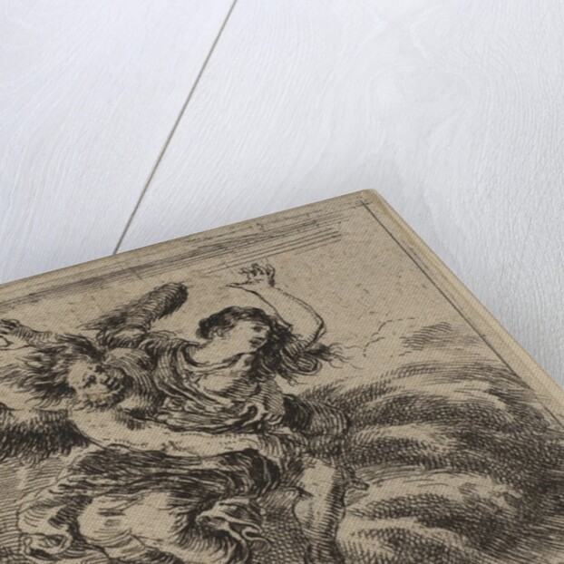 Boreas and Oreithyia, from 'Game of Mythology', 1644 by Stefano della Bella