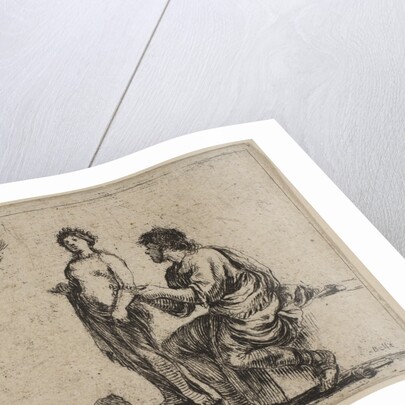 Pygmalion, from 'Game of Mythology', 1644 by Stefano della Bella