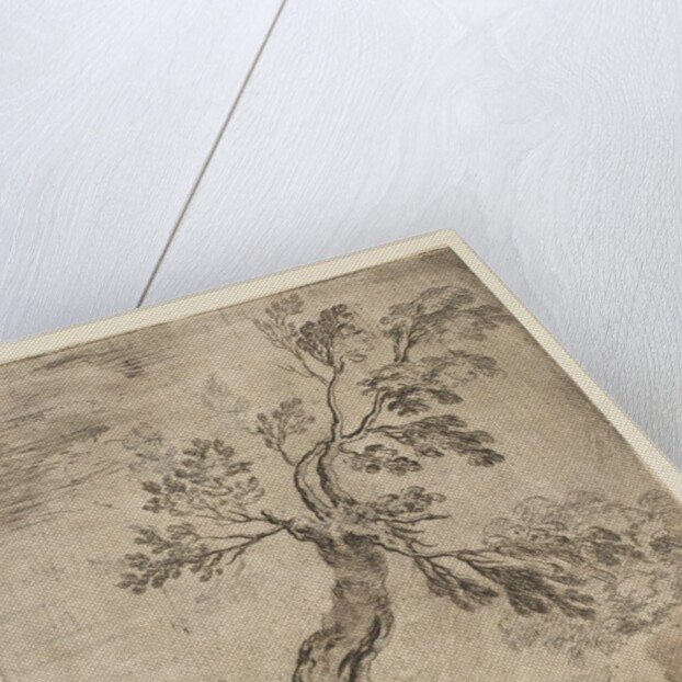 Landscape with two women, one mounted on a donkey, ca. 1660 by Stefano della Bella