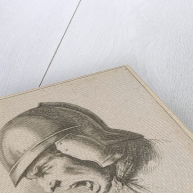Two Heads of Old Soldiers, after 1641 by Peregrine Lovell