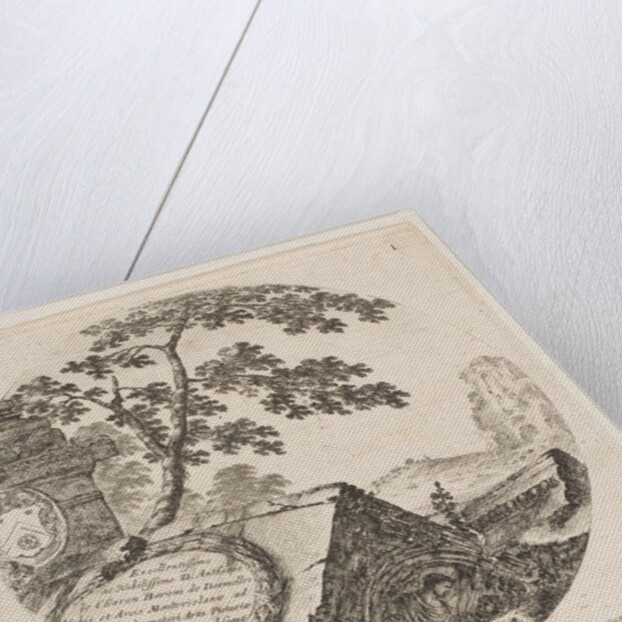 Plate 1: fragments from ancient monuments, from 'Roman Landscapes and Ruins by Stefano della Bella