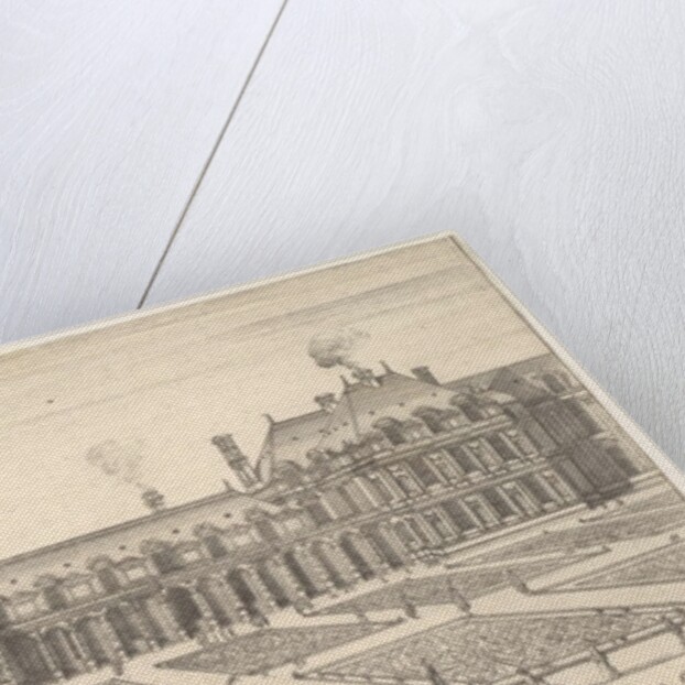 The palace of Catherine de Medici, called the Tuilleries, from 'Various views of remark…, 1649-51 by Stefano della Bella