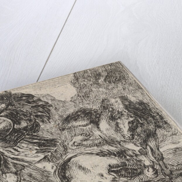 Perseus and Medusa, from 'Game of Mythology', 1644 by Stefano della Bella