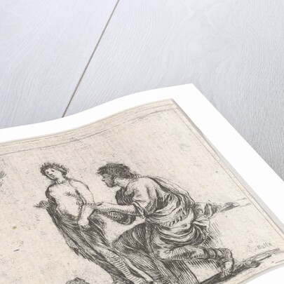 Pygmalion, from 'Game of Mythology', 1644 by Stefano della Bella