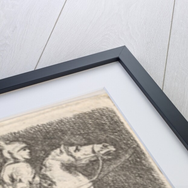 Plate 20: a soldier in profile galloping to the right holding a lance in his right han…, ca. 1646 by Stefano della Bella