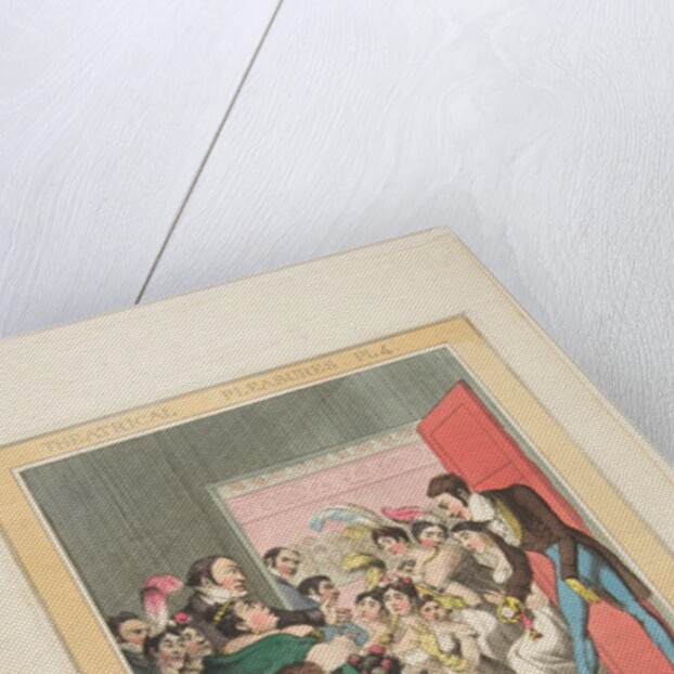 Theatrical Pleasures, Plate 4: Taken Places Occupied, ca. 1835 by Theodore Lane