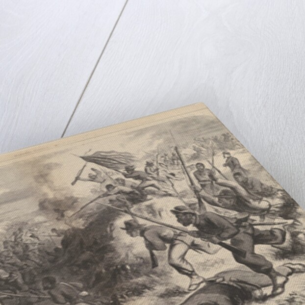 A Negro Regiment in Action, March 14, 1863 by Thomas Nast