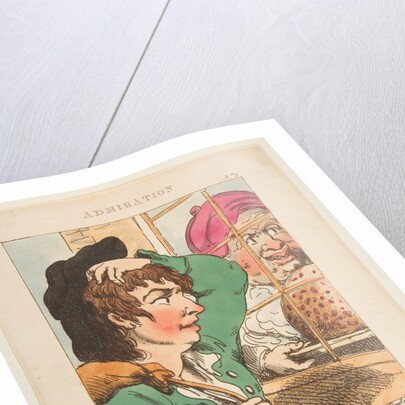 Admiration, January 20, 1800 by Thomas Rowlandson