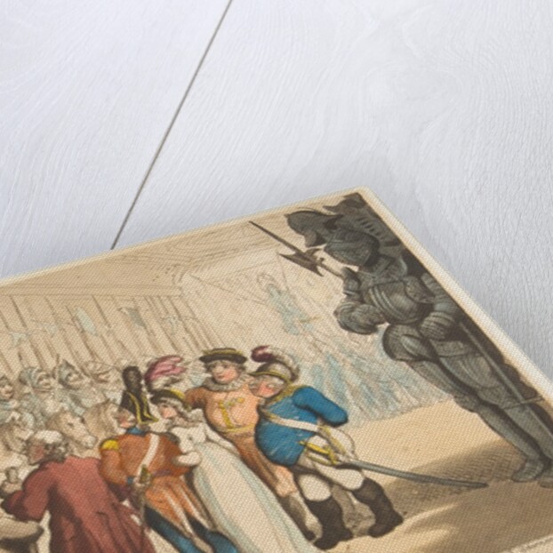 The Horse Armoury in the Tower, January 1, 1800 by Thomas Rowlandson
