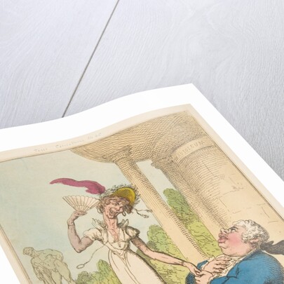 Dropsy Courting Consumption, October 25, 1810 by Thomas Rowlandson