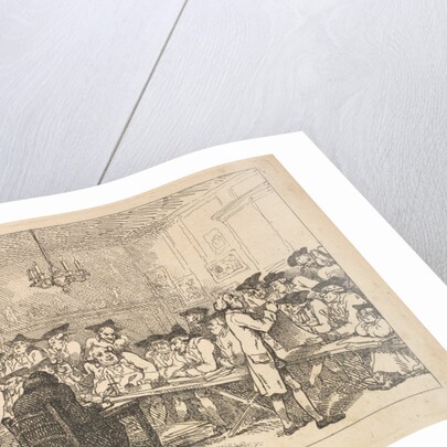A Print Sale - A Night Auction, 1788 by Thomas Rowlandson