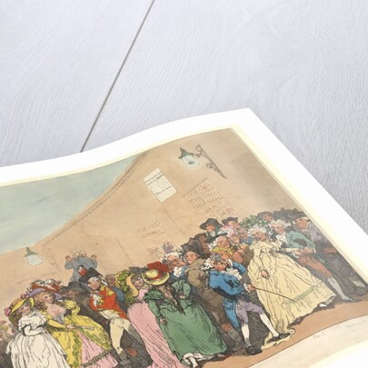 Box Lobby Loungers, January 5, 1811 by Thomas Rowlandson