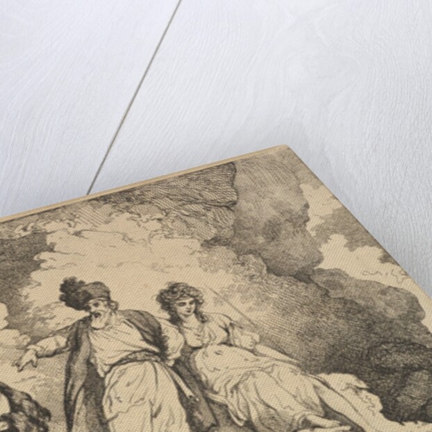 Scene from the Tempest: Caliban, Prospero and Miranda, [1783-87] reissued 1801 by Thomas Rowlandson