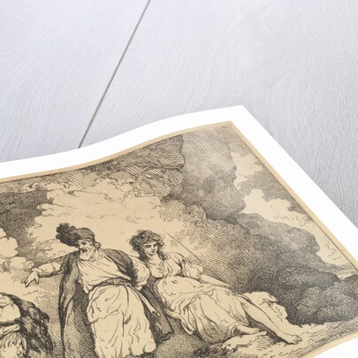 Scene from the Tempest: Caliban, Prospero and Miranda, [1783-87] reissued 1801 by Thomas Rowlandson