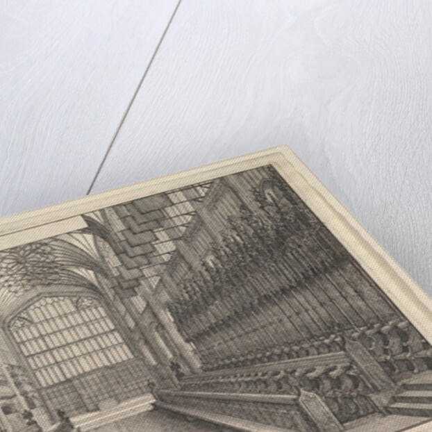 Choir and stalls in St George's Chapel, Windsor, 1660 by Wenceslaus Hollar