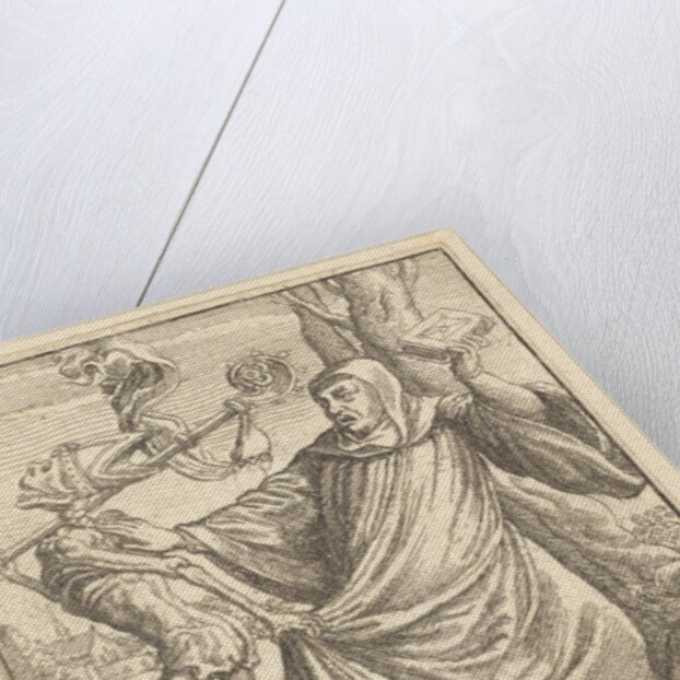 Abbot, from the Dance of Death, 1651 by Wenceslaus Hollar