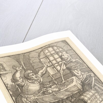 The Miser, from the Dance of Death, 1651 by Wenceslaus Hollar