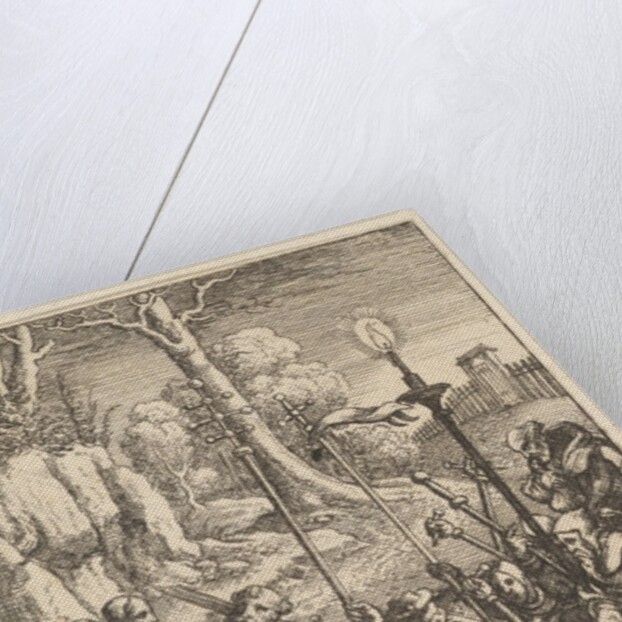 Jesus confronting his detractors, 1625-77 by Wenceslaus Hollar