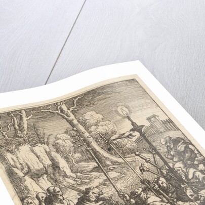 Jesus confronting his detractors, 1625-77 by Wenceslaus Hollar