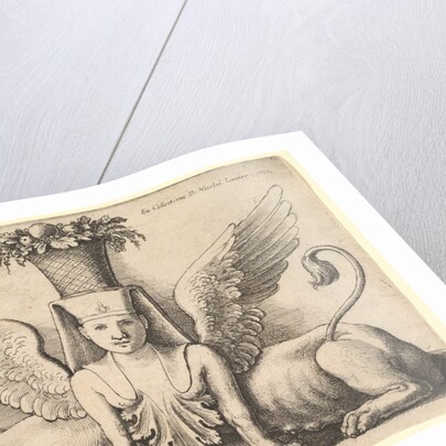 Sphinx with Two Bodies, 1652 by Wenceslaus Hollar