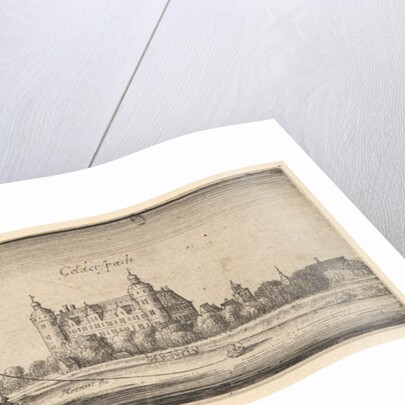 Kelsterbach Castle near Höchst am Main, 1642-44 by Wenceslaus Hollar