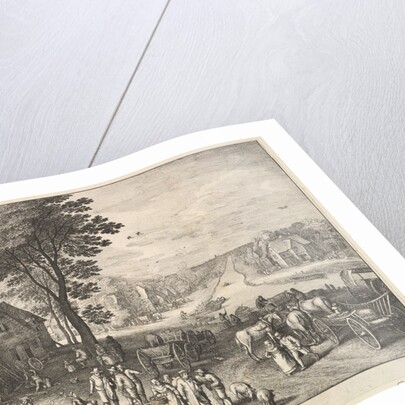 The Straight Canal, 1650 by Wenceslaus Hollar