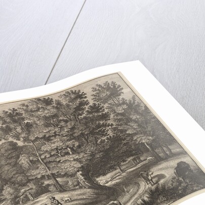 Shepherds in a Forest, 1648-50 by Wenceslaus Hollar