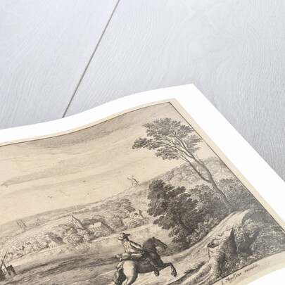 The Horseman, 1650 by Wenceslaus Hollar