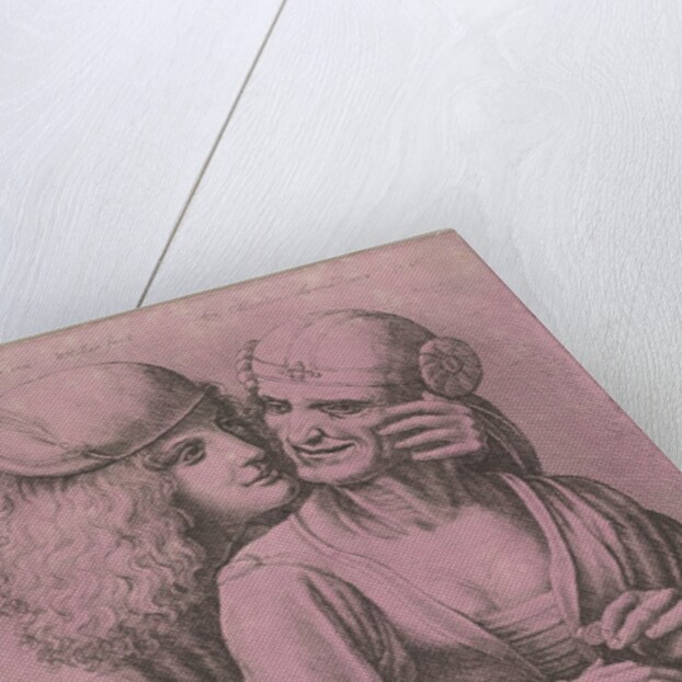 A young man caressing an old woman, 1646 by Wenceslaus Hollar