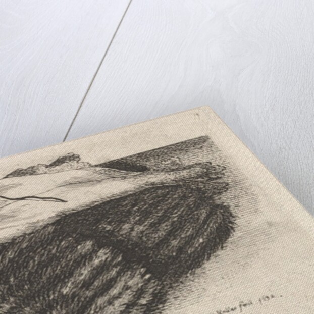 Muff, white kerchief and mask, 1642 by Wenceslaus Hollar