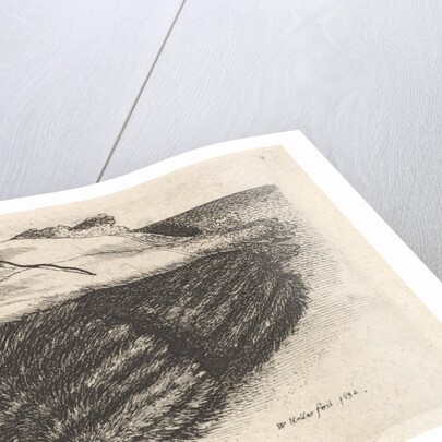 Muff, white kerchief and mask, 1642 by Wenceslaus Hollar