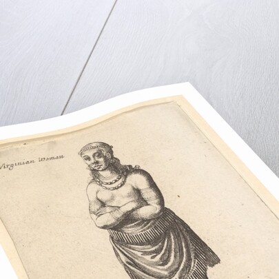 Woman of Virginia, ca. 1643 by Wenceslaus Hollar