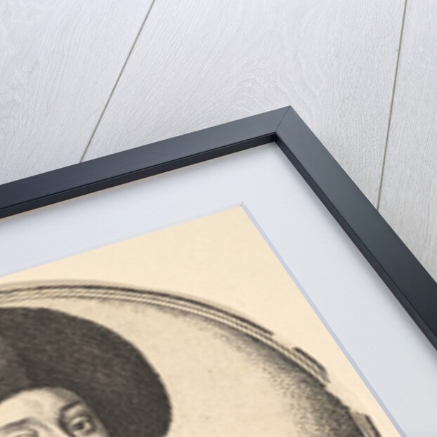 Woman with large circular fur hat and lace ruff, 1645 by Wenceslaus Hollar