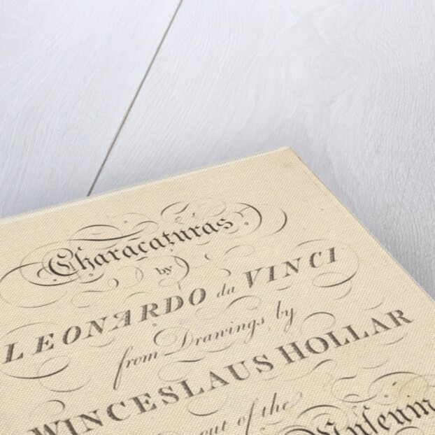 Title Page: Characaturas by Leonardo da Vinci, from Drawings by Wincelslaus Hollar, out of…, 1786 by Unknown