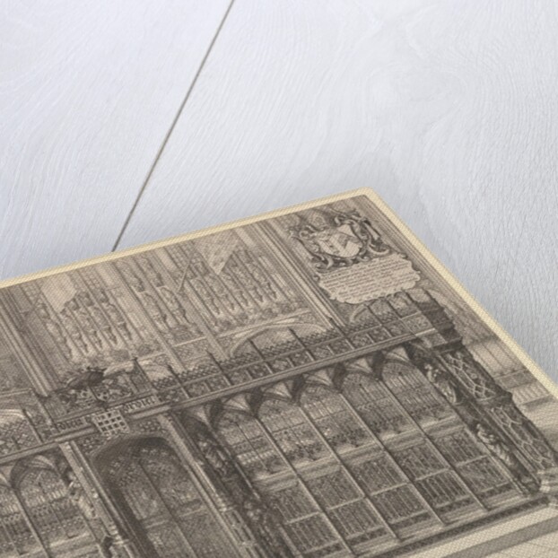 Tomb of Henry VII, 1665 by Wenceslaus Hollar
