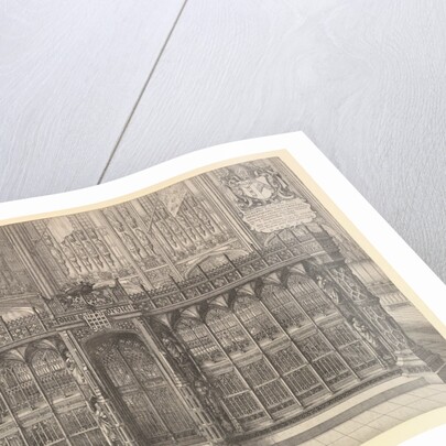 Tomb of Henry VII, 1665 by Wenceslaus Hollar
