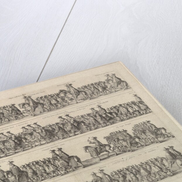 Coronation Procession of Charles II Through London, 1662 by Wenceslaus Hollar